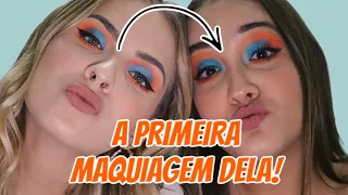 ENSINEI MINHA AMIGA A SE MAQUIAR! | FERNANDA TUMAS