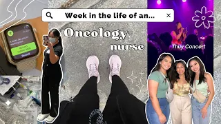 WEEK IN THE LIFE OF A NEW GRAD ONCOLOGY NURSE 💗 orientation, thu concert, carpool w/ mom