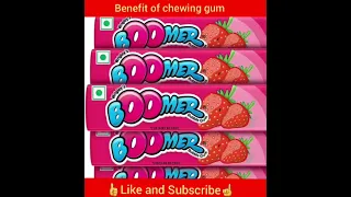 Benefit of chewing gum.  5 fact about chewing gum. #shorts.@worldmixFact.