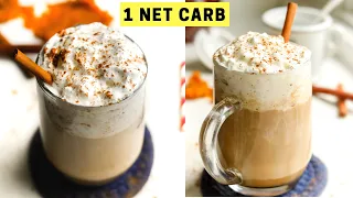 Keto Pumpkin Spice Latte Recipe That's BETTER Than Starbucks and just 1 NET CARB