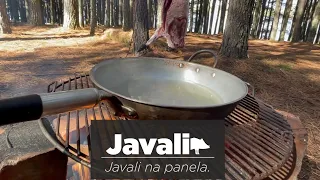 Caçada de javali. - Javali na panela