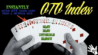 CONTROL ANY CARD INSTANTLY From a Completely SHUFFLED/REGULAR Deck of Cards | The OTO Index Tutorial