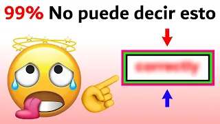 El 99% no puede decir esto! 😮