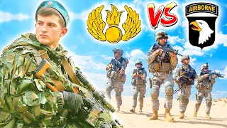 Войска дяди ВАСИ против войск дяди СЭМА. ВДВ России VS US airborne forces. Крылатая пехота в деле