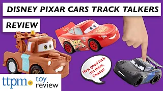 Disney Pixar Cars Track Talkers Jackson Storm, Mater, and Lightning McQueen from Mattel | Toy Review