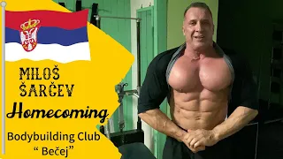 Coming home to Serbia and training in "Bodibilding Klub Bečej" where I prepared for 1987 Mr Universe