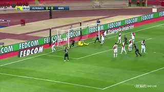 Nimes Vs Monaco 1-0 Goal