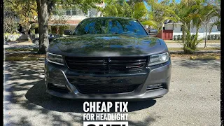 Dodge Charger one headlight out fix MUST WATCH!!