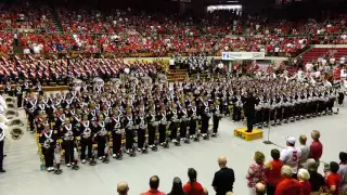 Ohio State Marching Band Navy Hymn at Skull Session 9 10 2016 OSU vs Tulsa