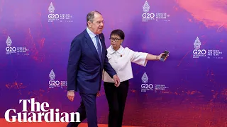 Lavrov retreats from G20 with world leaders, blaming Ukraine for negotiation failures