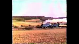 4468 MALLARD-,4472 FLYING SCOTSMAN-,35028 CLAN LINE .1986 VHS