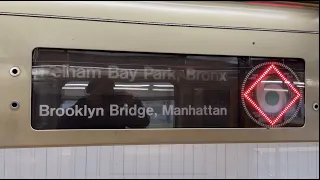 IRT Lexington Av Local: R62A {6} Express Train [Brooklyn Bridge-City Hall to Pelham Bay Park]