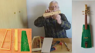 How to make a folk violin with your own hands from waste materials / fiberglass soundboard / Part 2