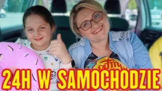 24H W SAMOCHODZIE 😍 NOC Z MAMĄ W AUCIE 😨