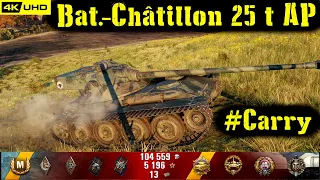 World of Tanks Bat.-Châtillon 25 t AP Replay - 10 Kills 7.4K DMG(Patch 1.7.0)