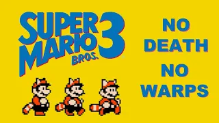 Super Mario Bros 3 (NES) No Death No Warps - Mike Matei Live