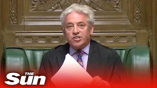 Bercow BLOCKS Brexit vote on Boris' deal