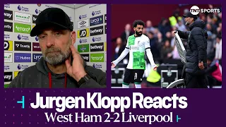 "I'M NOT IN THE MOOD TO TALK ABOUT THAT" 😡 | Jurgen Klopp | West Ham 2-2 Liverpool | Premier League