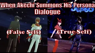 P5R: When Akechi Summons His Persona (Dialogue)