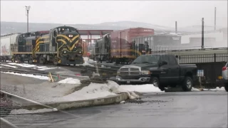 Norfolk Southern Chase + Delaware & Lackawanna switching - Railfanning Steamtown/Scranton, PA 2017