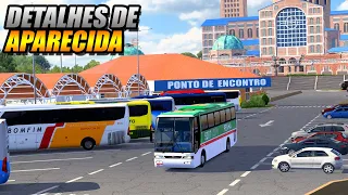 DETALHES DA CIDADE DE APARECIDA NO EURO TRUCK SIMULATOR 2 MOD BUS - G27