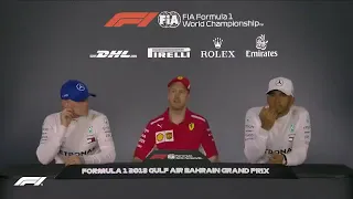 FORMULA 1- VETTEL TELLS REPORTER ALWAYS MAKING SHIT UP!