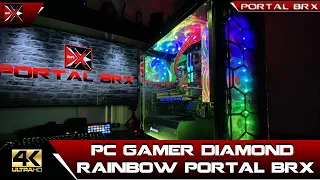 PC Gamer Diamond Rainbow Portal BRX