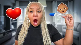 TELLING MY HUSBAND I’M PREGNANT AFTER JUST HAVING OUR THIRD  SET OF TWINS | LIVE PREGNANCY TEST 😳