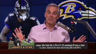 Colin Cowherd praises Lamar Jackson