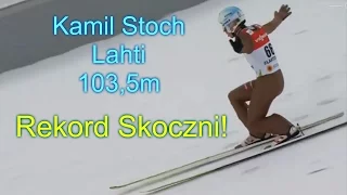 Kamil Stoch Lahti 103,5m REKORD SKOCZNI! (24.02.2017r.)