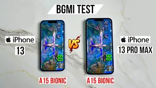iPhone 13 60FPS vs iPhone 13 Pro Max 90FPS Pubg Test, Heating and Battery Test | Gaming Beast 🔥