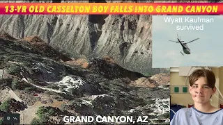 13-Year Old Casselton, North Dakota Boy Survives Fall Into Grand Canyon