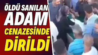 Gören gözlerine inanamadı! Öldü sanılan adam cenazesinde dirildi