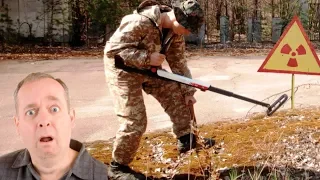 ОБЕЗБАШЕННЫЙ КОП В ЗОНЕ ОТЧУЖДЕНИЯ! Радиоактивные находки пришлось закопать!