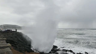 KING TIDES - OREGON COAST 1/11/2020 - DEVILS PUNCHBOWL DEPOE BAY