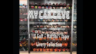 My Car Cave: 1/18 Scale Jagermiester / Martini Racing / Gulf Racing Collection