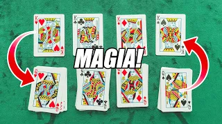 UNA MAGIA FACILISSIMA CON LE CARTE (Il gioco dei re e delle donne) / Principianti