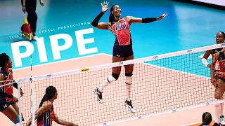 TOP 50 Powerful Volleyball PIPES | Women's VNL 2018