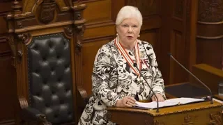 Ontario Lt.-Gov. Elizabeth Dowdeswell delivers throne speech.