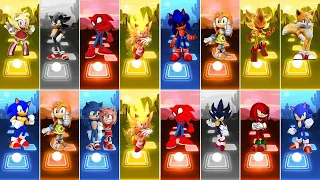Sonic Team | Sonic Exe 🆚 Spiderman Sonic 🆚 Super Sonic 🆚 Shadow Sonic 🆚 Amy Exe 🆚 Knuckles | Sonic