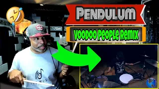 Pendulum   Voodoo People Remix x Blood Sugar | Matt McGuire Drum Cover - Producer Reaction