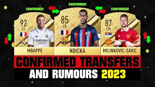 FIFA 23 | NEW CONFIRMED TRANSFERS & RUMOURS! 🤪🔥 ft. Ndicka, Mbappe, Milinkovic-Savic... etc