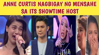 ANNE CURTIS MAY MENSAHE SA MGA MAIN HOST NG ITS SHOWTIME