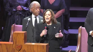 Vice President Kamala Harris and other politicians and activists attend Tyre Nichols' funeral.