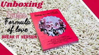 UNBOXING TWICE FORMULA OF LOVE ALBUM BREAK IT VERSION/ WITH SYNNARA POB/ PHILIPPINES