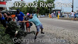 07-02-2023 3-5 POV Bushman  vs River St #georgiapranksters #scared #bushman #pranks #funny #bromas