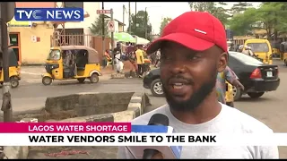 Water Shortage In Lagos: Water Vendors Smile To The Bank