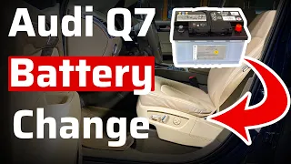 Easy - Audi Q7 Battery Replacement Tutorial