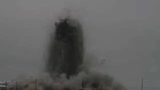 Stills of ocean tower implosion Dec 13 2009