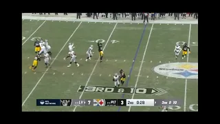 Derek Carr Insane deep throw to waller